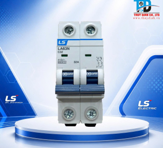 Cầu dao điện MCB 2P 20A 6kA - LA63N - LS