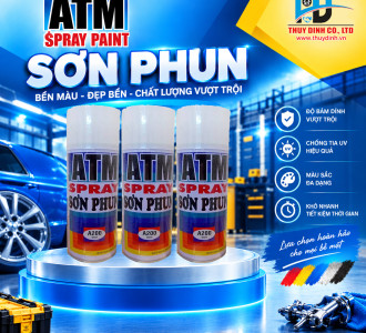 Sơn xịt ATM A200 White (màu trắng) - ATM