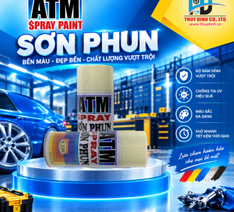 Sơn xịt ATM A236 Dolphin (Màu xám trắng / cá heo) - ATM