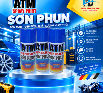Sơn xịt  ATM A242 River Blue (Xanh dương / Xanh mặt hồ) - ATM