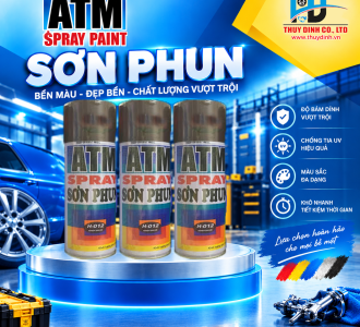 Sơn Xịt ATM H012 Honda Dream (Màu nho / nâu đỏ) - ATM