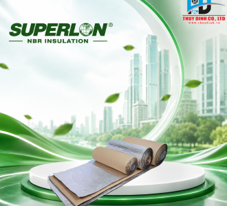 Cuộn cao su lưu hóa keo và nhôm 16mm TK x 1.22m x 9.14m  - SUPERLON