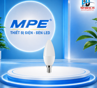 Led Nến Thân Nhựa 3W - LCD-3V- MPE (Seri LCD)