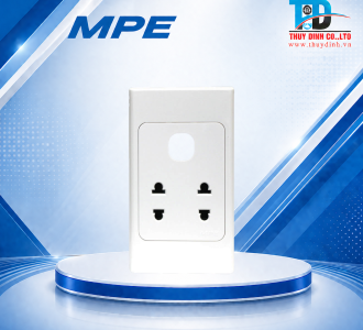 Ổ cắm đôi 2 chấu 16A + 1 lỗ - A20US2XN - MPE