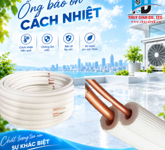 Ống Bảo Ôn Cách Nhiệt Ống Đồng Đôi Trắng Ø6x16 - Dày 10 (mm) - Cuộn 200m