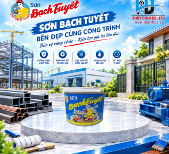 Sơn Chống Rỉ, Chống Sét (Bóng) - Hộp 0,4Kg - SƠN BẠCH TUYẾT