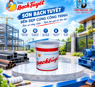 Sơn Chống Rỉ, Chống Sét (Bóng) - Thùng 16Kg - SƠN BẠCH TUYẾT