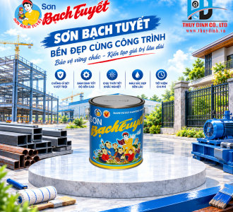 Sơn Chống Rỉ, Chống Sét (Bóng) - Hộp 0,8Kg - SƠN BẠCH TUYẾT