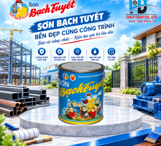 Sơn Chống Rỉ, Chống Sét (Bóng) - Bình 3Kg - SƠN BẠCH TUYẾT