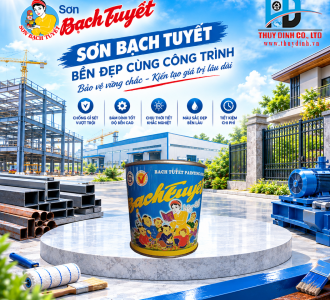 Sơn Lót Xám - Hộp 0,8Kg - SƠN BẠCH TUYẾT 