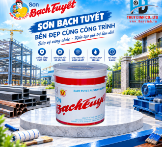 Sơn Lót Xám - Thùng 16Kg - SƠN BẠCH TUYẾT