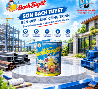 Sơn Lót Xám - Bình 3Kg - SƠN BẠCH TUYẾT 
