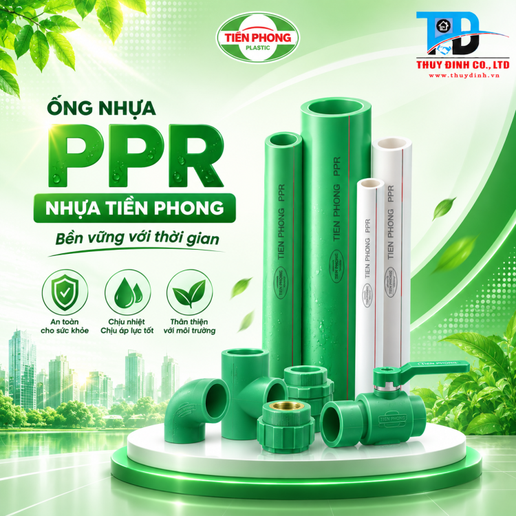 Ống Nhựa PPR DN20x2.8mm PN16  - TIỀN PHONG