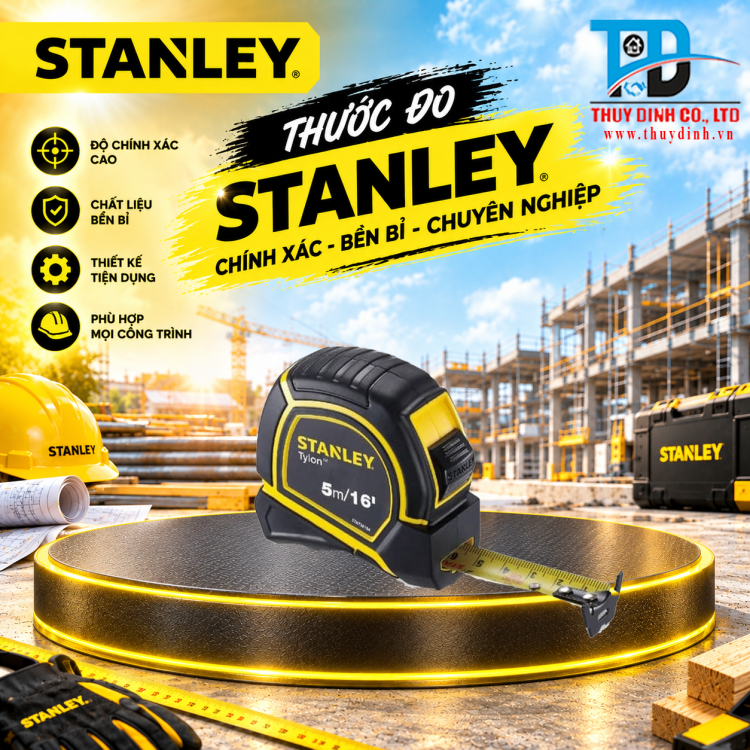 Thước cuộn thép Tylon 5m (STHT36194) - STANLEY