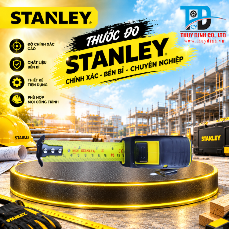 Thước cuộn thép Tylon 8m (STHT36195) - STANLEY