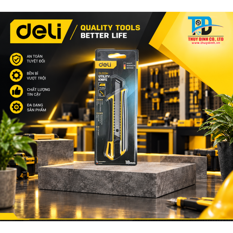 Dao rọc giấy SK5 - EDL003H - DELI