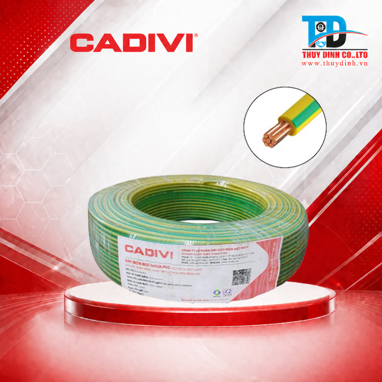 Dây điện hạ thế 1,5mm2 CV-1,5-0,6/1kV - CADIVI
