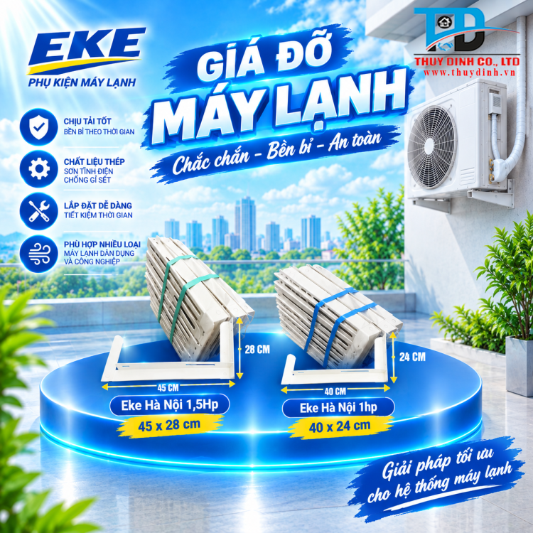 EKE Máy Lạnh 1Hp - 4 tấc,  dày 2mm - EKE HÀ NỘI