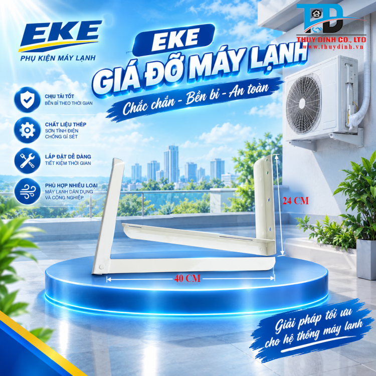EKE Máy Lạnh 1Hp - 4 tấc,  dày 2mm - EKE HÀ NỘI