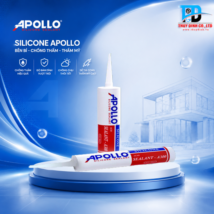 Keo silicone Sealant A300 (Vua keo kính) - APOLLO
