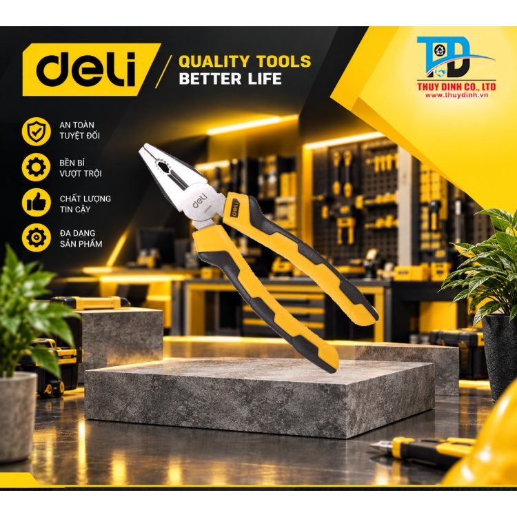 Kìm điện đa năng - EDL2008 - DELI
