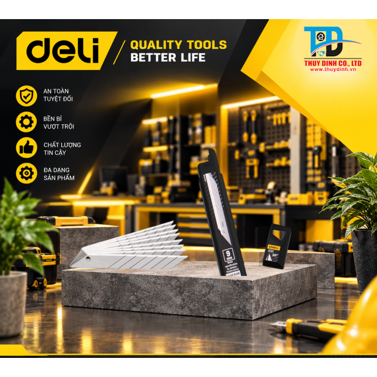 Lưỡi dao rọc giấy 30 độ - DP093A - DELI