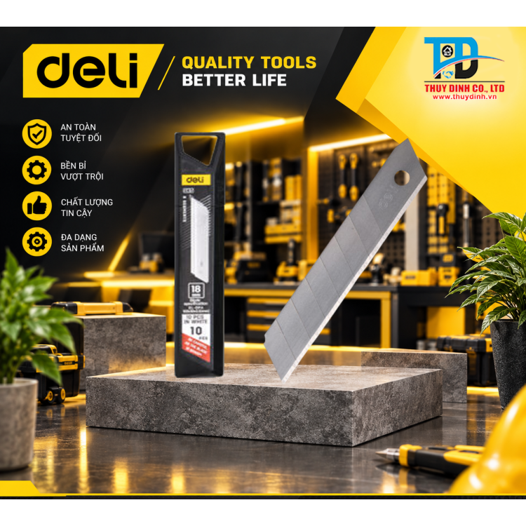 Lưỡi dao rọc giấy - EDL-DPA - DELI