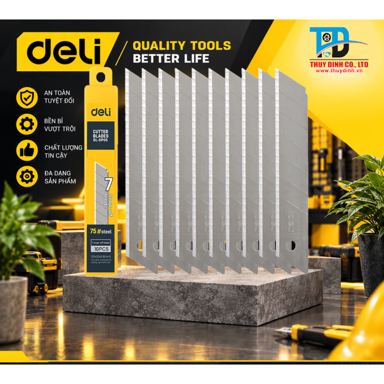 Lưỡi dao rọc giấy lớn - DP05A - DELI