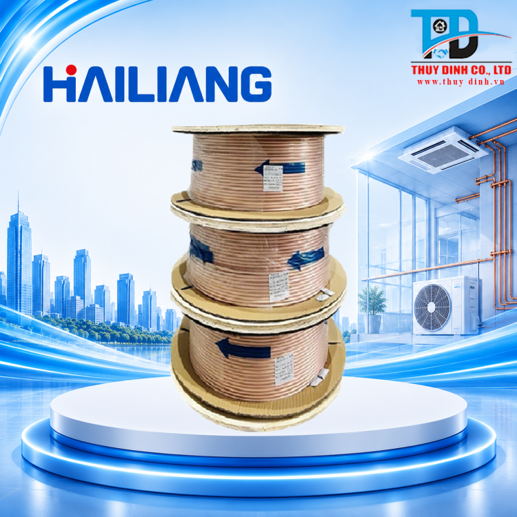 Ống Đồng Điều Hòa D9.52x0.81 (Bành Cắt Mét) - HAILIANG