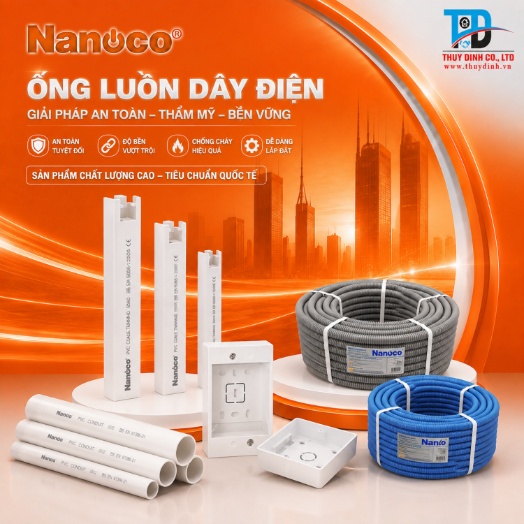 Ống luồn dây điện tròn Ø50mm - FPC50H (1250N)  - NANOCO