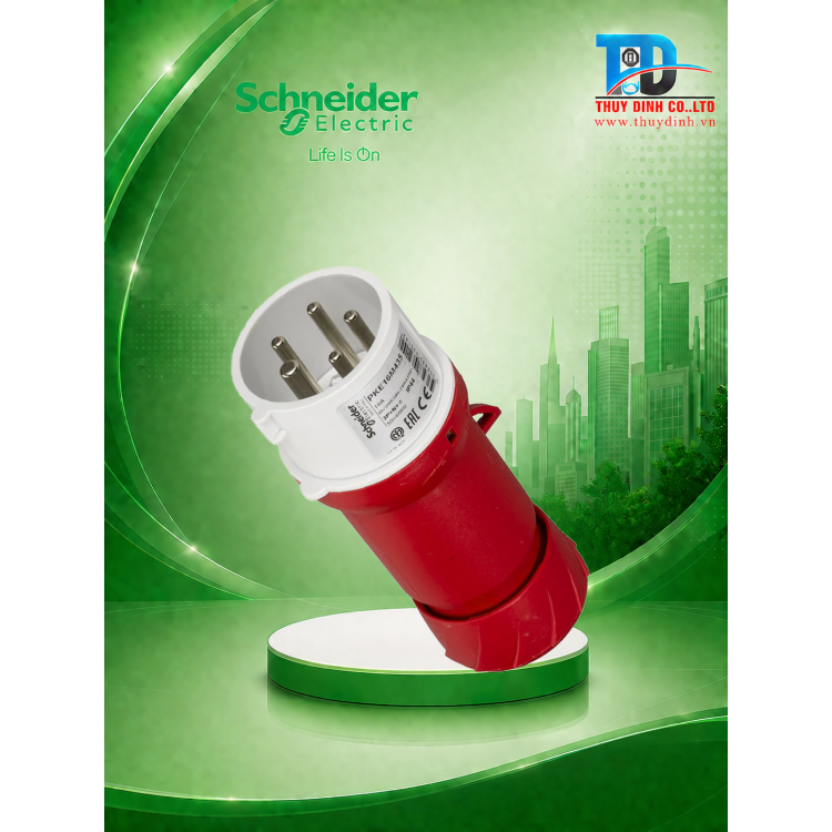 Phích Cắm Di Động 4P+E 400V 16A - PKE16M435 - Schneider