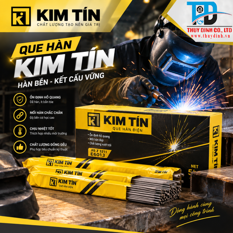 Que hàn inox 2.5mm Loại 1Kg - (Gemini G-308-2.5) - KIM TÍN
