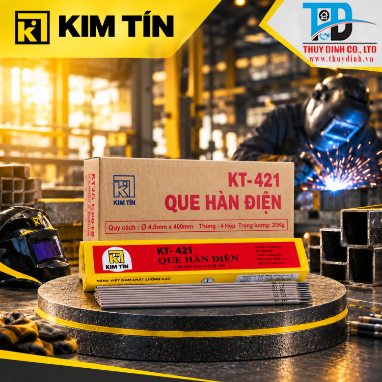 Que hàn thường (sắt) 3.2mm (KT-421-3.2) - KIM TÍN