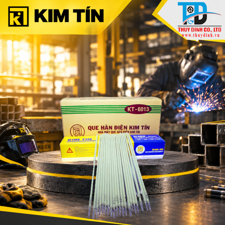 Que hàn sắt 4.0mm Loại 5Kg (KT-6013-4.0) - KIM TÍN