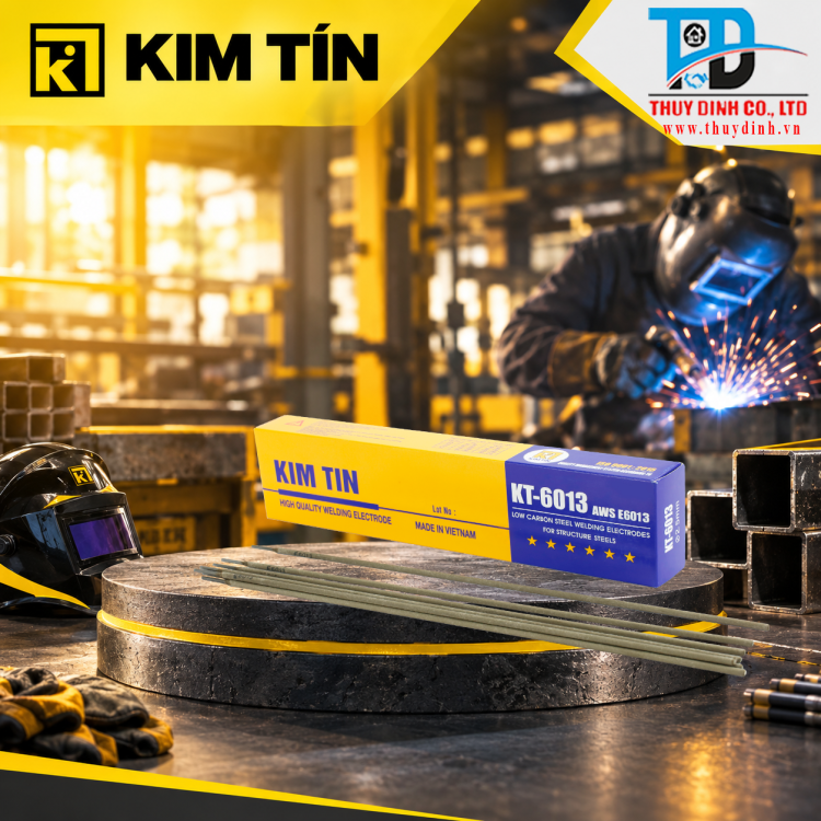 Que hàn sắt 4.0mm Loại 5Kg (KT-6013-4.0) - KIM TÍN