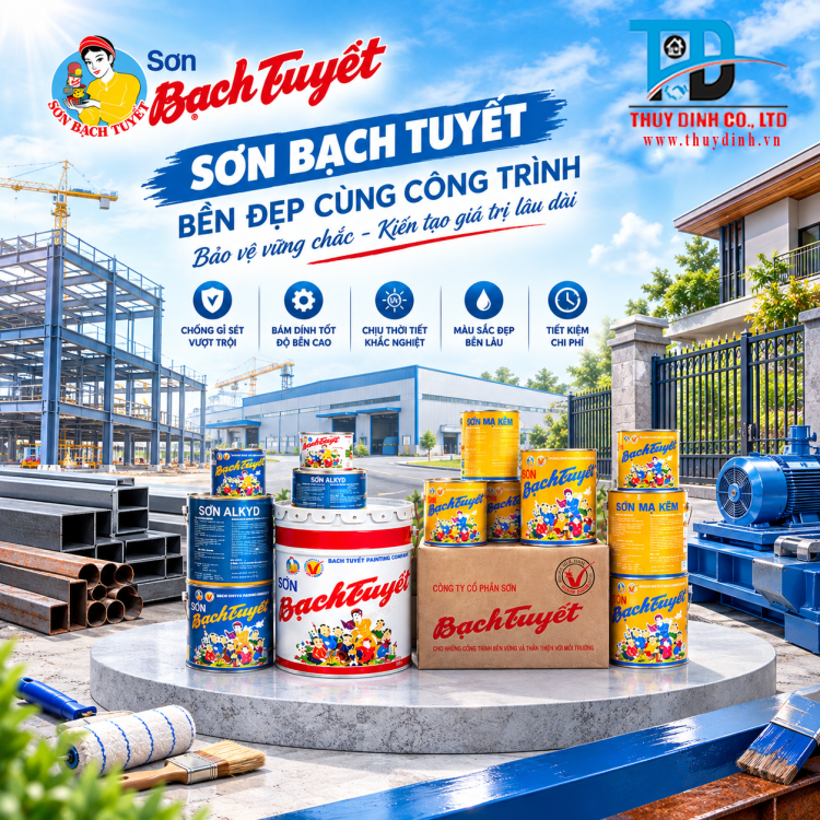 Sơn Dầu ALKYD (Bóng) - Hộp 0,4Kg - SƠN BẠCH TUYẾT