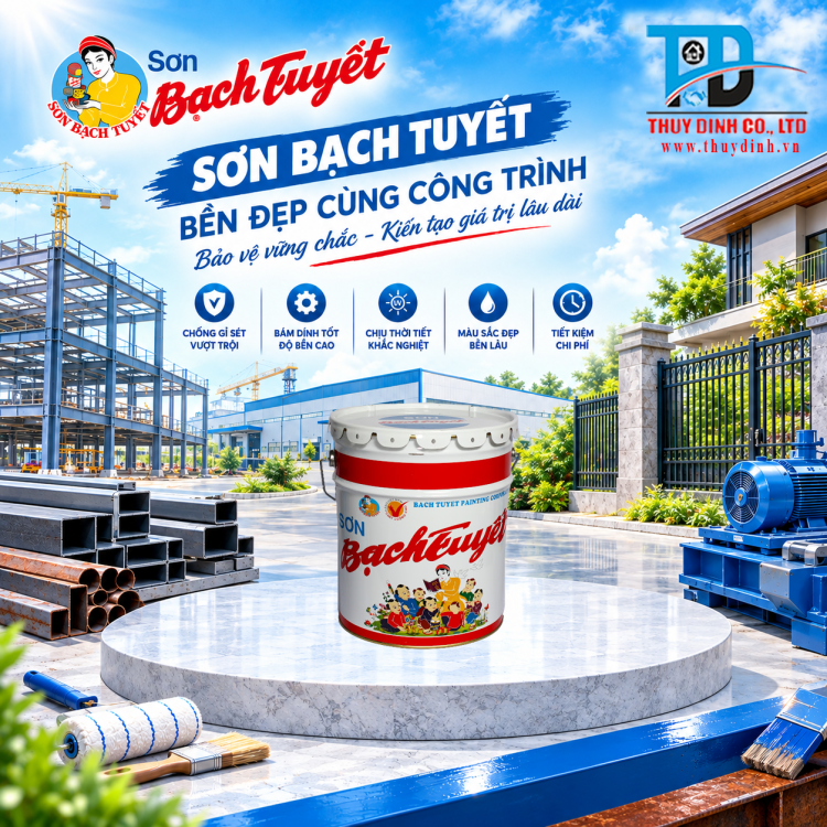 Sơn Dầu ALKYD (Bóng) - Thùng 16Kg - SƠN BẠCH TUYẾT