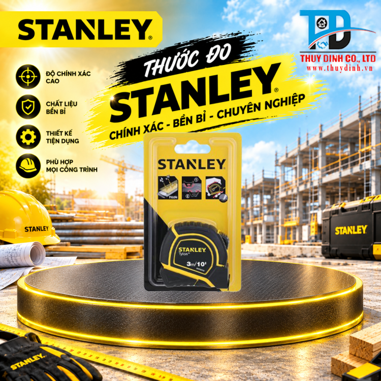 Thước cuộn thép Tylon 3m (STHT36193) - STANLEY
